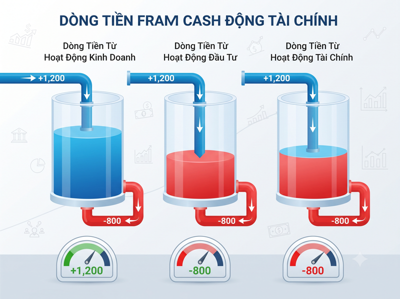 Dòng tiền âm có nguy hiểm không?