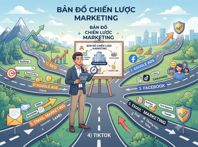Doanh nghiệp nên tập trung vào kênh Marketing nào?