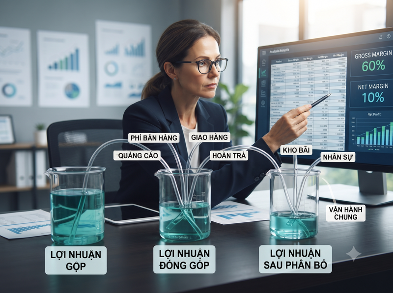 Làm sao kiểm soát lợi nhuận từng sản phẩm?
