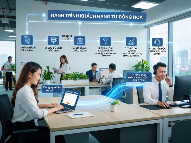 Marketing Automation cho doanh nghiệp nhỏ: Lợi ích, chi phí và cách áp dụng