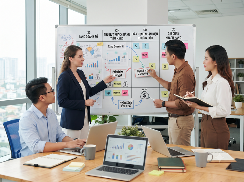 Marketing ít ngân sách nên ưu tiên gì?