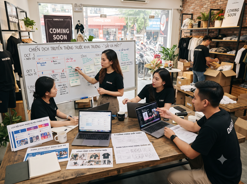 Marketing khai trương cửa hàng như thế nào?