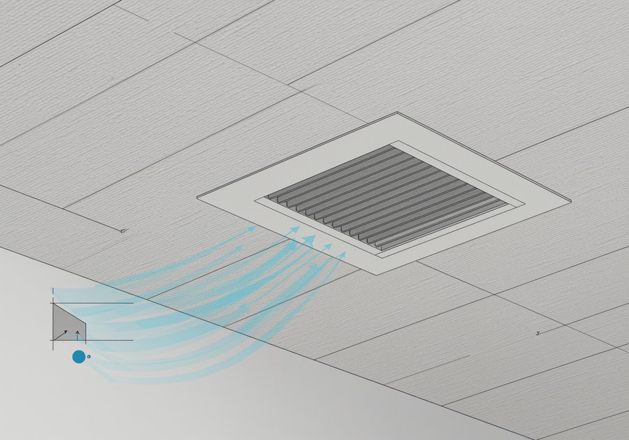 So sánh chức năng và thiết kế miệng gió thải và miệng gió cấp