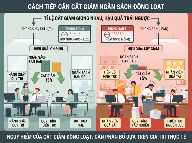 Sai lầm khi cắt giảm chi phí của doanh nghiệp