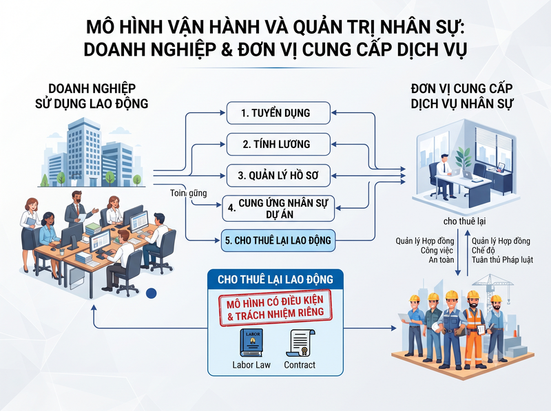Doanh nghiệp nào phù hợp thuê ngoài nhân sự?