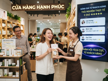 Đánh giá khách hàng tích cực: Cách tăng review tự nhiên