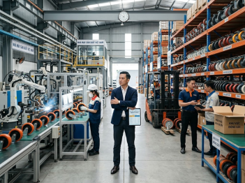 Nên nhập bánh xe đẩy từ nhà sản xuất hay nhà phân phối?