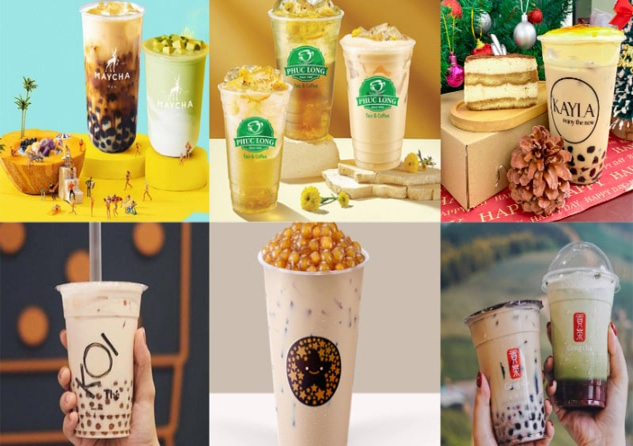 so sánh các thương hiệu trà sữa